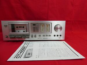 PIONEER パイオニア CT-400M カセットテープデッキ カセットデッキ 音響機器 オーディオ機器 CASSETT TAPE DECK 説明書付き