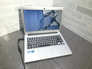 【ジャンク品】管P119 acer Aspire V5-471 MS2360 CPU core i3-3217U? HDD無し、メモリー2GB、バッテリー有り