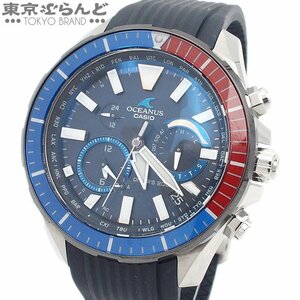 101718301 1円 カシオ CASIO オシアナス カシャロ OCW-P2000C-2AJF ネイビー チタン ラバー 腕時計 メンズ タフソーラー