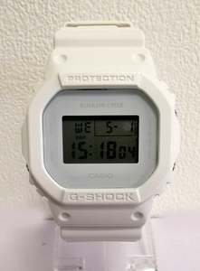 付属品有り■G-SHOCK×KINASHI CYCLE/Gショック×木梨サイクル /3229 DW-5600VT オールホワイト 白 稼動品