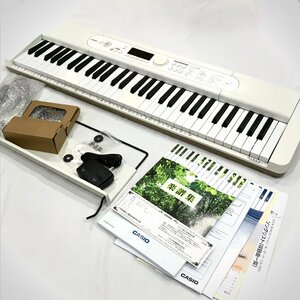 1円 保管品 CASIO カシオ LK-526 デジタル キーボード DDVO5 ホワイト 電子 ピアノ 楽器 m12815