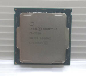 【中古】Intel CPU i7-7700/3.60GHZ
