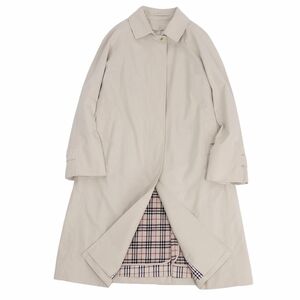 美品 バーバリー ロンドン BURBERRY LONDON コート ステンカラー バルマカーン レディース 11(M相当) ライトベージュ ch09od-rm10c11687