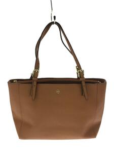 TORY BURCH◆EMERSON SMALL TOTE/トートバッグ/-/BRW/無地