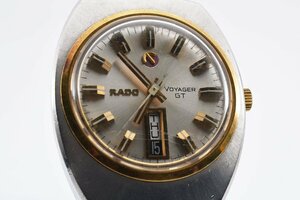 稼働品 ラドー ボイジャー デイデイト 自動巻き メンズ 腕時計 RADO