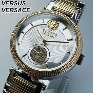 腕時計 ヴェルサス ヴェルサーチ ベルサーチ クリスタルの輝き 専用ケース付属 新品 ゴールド シルバー ホワイト レディース クォーツ