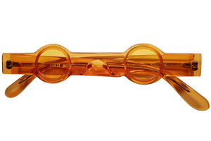 ミクリ氏の最もICONICな超大作 丸眼鏡1980s 初期フランス製本人期デッド ALAIN MIKLI アランミクリ 超小径 アバンギャルド MICRO ROUND 