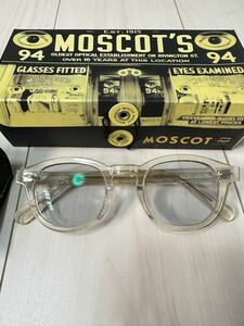 moscot lemtosh クリアフレーム グレーレンズ サングラス サイズ 46 モスコット レムトッシュ