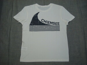 新品CHIEMSEE(キムジー)メンズTシャツPERKA 11-4202 STAR WHITE (L)