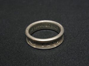 1円 TIFFANY＆Co ティファニー 1837 ナロー SV925 リング 指輪 アクセサリー 約20号 レディース メンズ シルバー系 AX4527