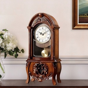 高級感溢れる 置き時計 ヨーロッパ アンティーク調置き時計 復古 置き時計 置物　創意　静音　置時計