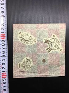 謎のファンシー系ハンカチ 昭和レトロ ファンシーグッズ 古い 懐かしい コレクション品 当時物 詳細不明
