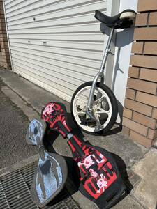 直接取引歓迎　千葉県我孫子市発　一輪車　ブレイブボード２本　リップスティック　SURKOスケボー