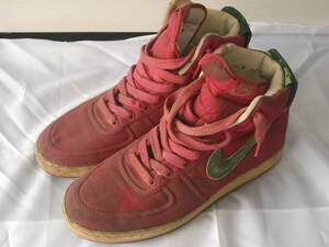 　85年製 NIKE VANDAL HI ORIGINAL 赤 / 金 us8 26cm　ナイキ バンダルハイ オリジナル