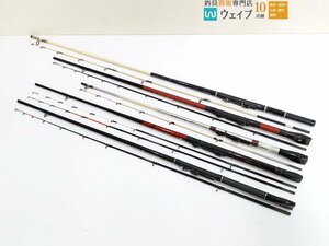 NFT パワーループ 舷海 遠投スペシャル 10号210、アルファタックル プロファイター 美帆 20-150等 船竿 計5点セット