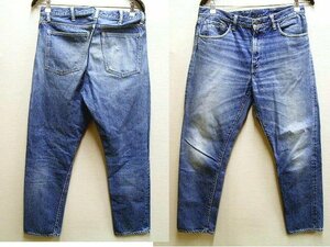 即決[W34]WAREHOUSE 1606 2ND-HAND セコハン スリム 606 TYPE スリム テーパード 12oz ビンテージ加工 デニム パンツ■6021