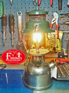 プロ整備品！燃焼絶好調！メッキタンクと鋳造エアチャンバーが美しい 1948年製5月　コールマン242C ( 200A の前身) 安心の永年保証付きp28