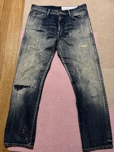 ★XL★　NEIGHBORHOOD SAVAGE ネイバーフッド　サベージ　デニム　ダメージ　ジーンズ　DP-MID DENIM INDIGO XL 221XBNH-PTM08