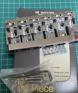 希少　廃盤品　6弦用　GOTOH ガット　ゴトー　エレキベース用　ベース　ブリッジ　510 B6 クローム