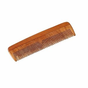 HealthAndYoga(TM) Handcrafted Neem Wood Comb - Anti Dandruff, Non-Static and Eco-friendly- Great for Scalp and Hair health -7