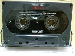 使用済み　中古　　カセットテープ　日立Maxell　UD2　 Type2　ハイポジ　60分　1本　爪あり　No345　スマートレター
