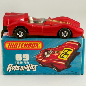 イギリス マッチボックス（matchbox） Rola matics turbo fury 75 No.69 1973