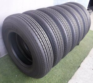 ★225/80R17.5 123/122L DUNLOP SP110 2023年製☆高年式 新車外し！ライトトラック用に！6本+1本セット価格！_A268