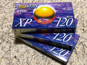 TDK S-VHS XP120 3本セット