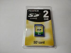 未使用・未開封品　2GB　FUJIFILM　SDカード　メモリーカード