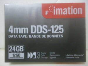 【送料無料】【未開封】imation 4mm DDS-125 データテープ DDS-125 S 12GB/24GB