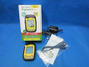 中古 Shot Navi/ショットナビ POCKET neo ポケットネオ ゴルフナビ イエロー/ブラック