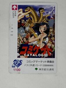 バス共通カード　コミックマーケット60限定　1,100円分　新品未使用　コミケ