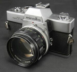 minolta SR T 101 lens MC ROKKOR-PF 50mm 1:1,4 未チェック現状にて