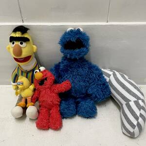 セサミストリート ぬいぐるみ セット クッキーモンスター エルモ ビッグバード バート クッション まとめ売り SESAME STREET キャラクター