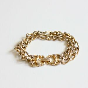 goldette 2連チェーンブレスレット