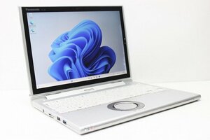 1円スタート ノートパソコン Windows11 2in1PC 第7世代 Core i5 Panasonic レッツノート CF-XZ6 Windows10 SSD256GB メモリ8GB タッチ