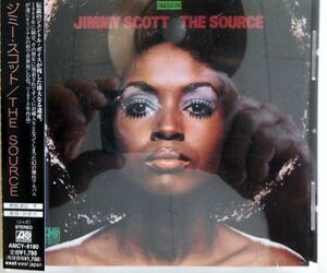 CD1/国内盤中古CD☆ジミー・スコット(JIMMY SCOTT)「THE SOURCE」渡辺亨　解説・英詞、対訳・帯つき☆品番AMCY-6180