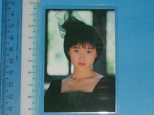 昭和のアイドル【酒井法子/ラミネートカード、/D/新品