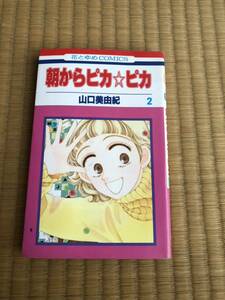 ★山口美由紀★朝からピカ☆ピカ2巻★花とゆめコミックス