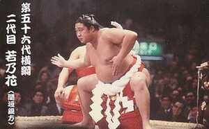 ●大相撲 第56代横綱 二代目 若乃花テレカ