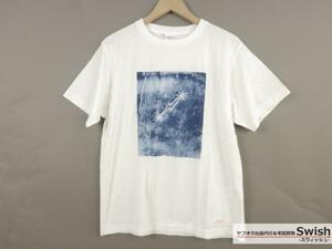 Z177■DELUXE デラックス × Shibuya Yuri■新品　MIDNIGHT LIGHTNINNG TEE　Tシャツ S WHITE■