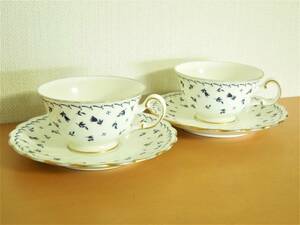 Noritake ノリタケ スタジオコレクション　カップ＆ソーサー 2客