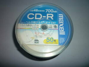 50811-7　Maxell　CDR700S.WP.50SP　CD-R　700MB　50枚入り　マクセル