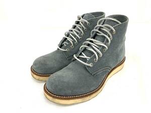 T03/027 RED WING SHOES レッドウィングシューズ 8144 ブーツ ショートブーツ シューズ 靴 USA/7 UK/6 EUR/39.0 CM/25.0 グレー系/ブラウン