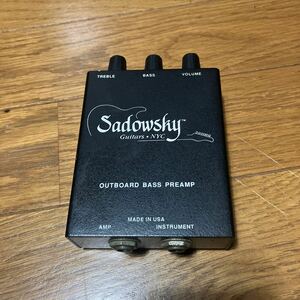 レア　動作品　Sadowsky Outboard Bass Preamp 