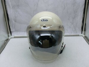 T【3め-89】【100サイズ】Arai(アライ)/CLASSIC MOD ジェットヘルメット/59.60cm未満/Lサイズ/※傷、汚れ、汗臭あり