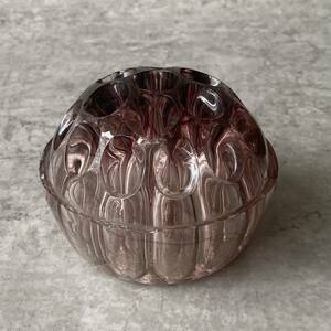 ヴィンテージ アンティーク フラワーベース 花瓶 ガラス オブジェ インテリア ミッドセンチュリー 小物 雑貨 アメリカ イングランド