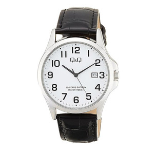 シチズン 腕時計 カレンダー 紳士 アナログ 電池寿命10年 防水 ブラック/ホワイト A23A-003PK/3524ｘ１本/送料無料メール便