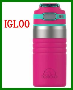 未使用IGLOO イグルー ステンレスボトル 400ml ピンク