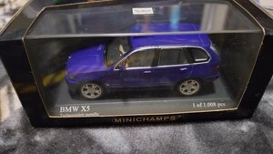 ミニチャンプス　1/43 BMW X5 1999 パープルメタリック